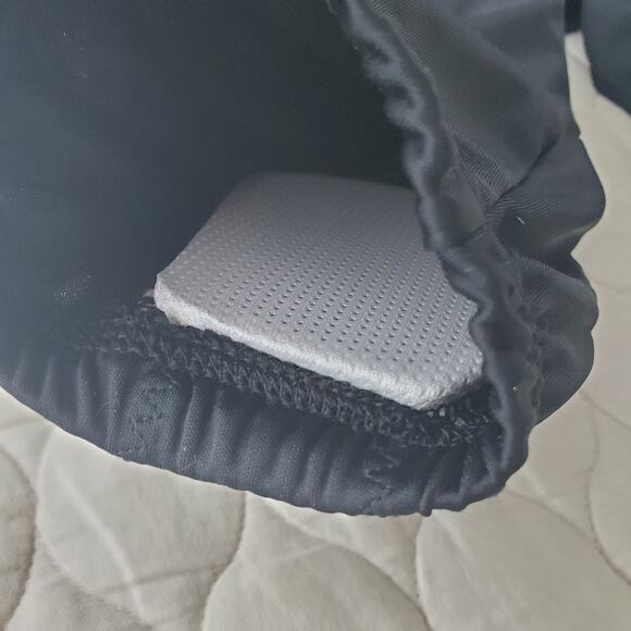 Nike Dri Fit Football Pants Shorts Padded Black Size YOUTH SMALL School LOGO - Picture 8 of 12